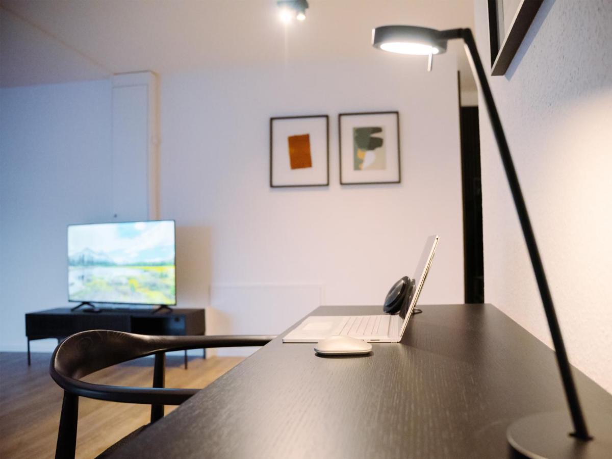 Lio Suite Design Apartment Balkon Terrasse Parken Fur 4 Personen Bad Salzuflen Kültér fotó