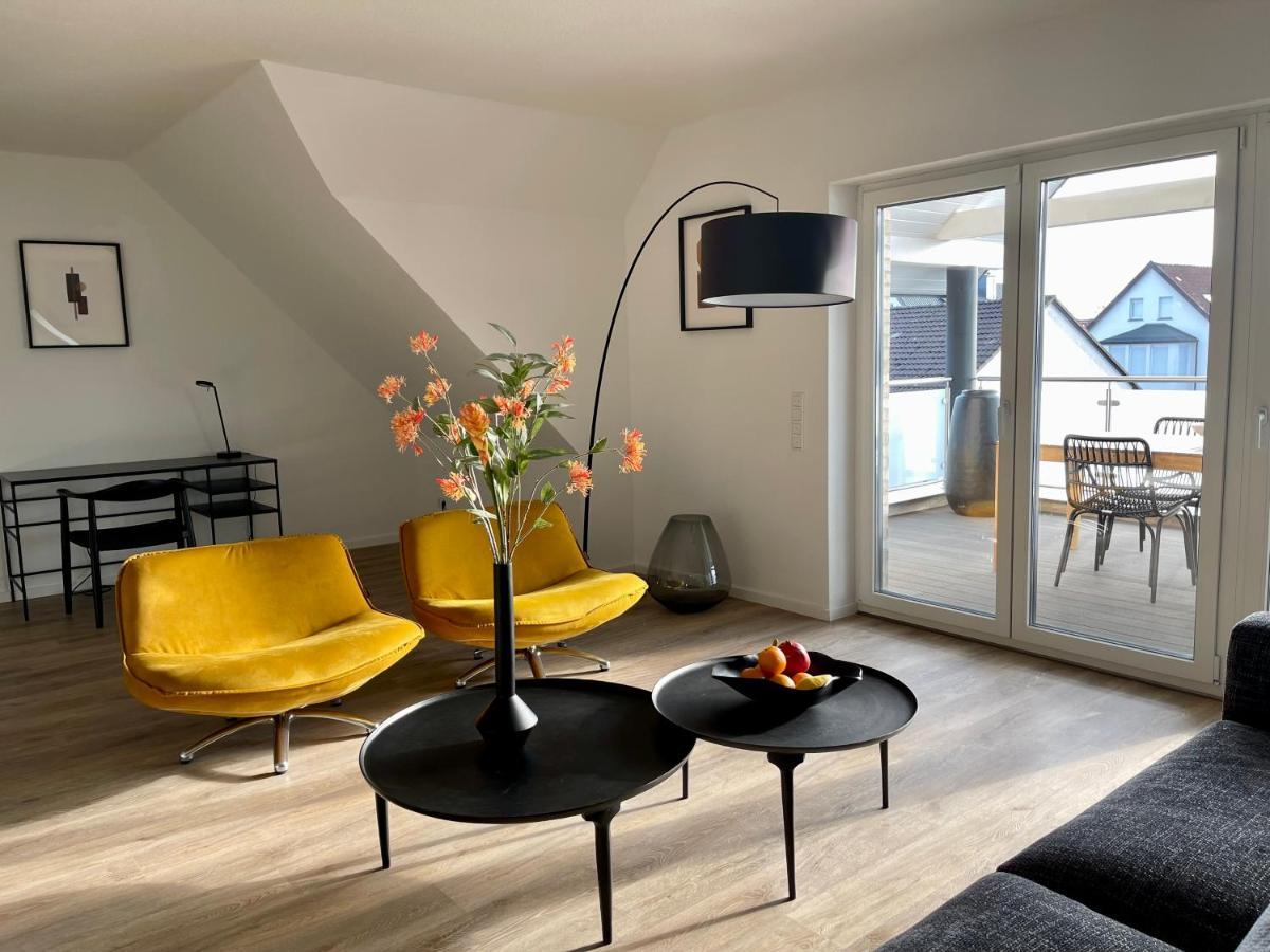 Lio Suite Design Apartment Balkon Terrasse Parken Fur 4 Personen Bad Salzuflen Kültér fotó