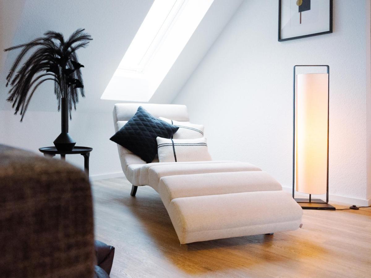 Lio Suite Design Apartment Balkon Terrasse Parken Fur 4 Personen Bad Salzuflen Kültér fotó