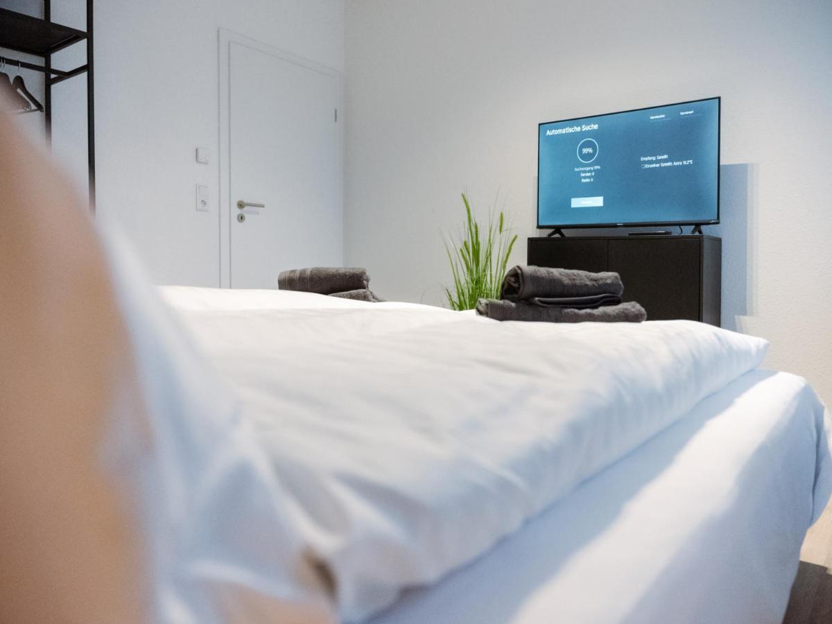Lio Suite Design Apartment Balkon Terrasse Parken Fur 4 Personen Bad Salzuflen Kültér fotó